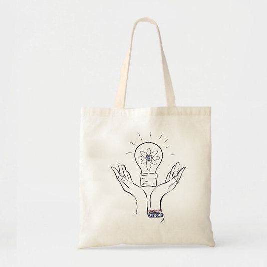 STEMinist logo totebag